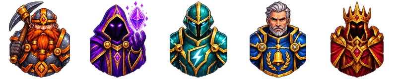 The five Keep commanders