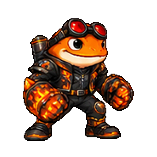 Nitro in Magma Rocket skin
