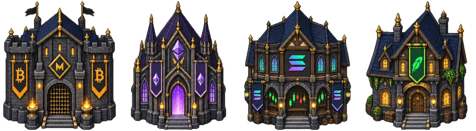 The four House halls